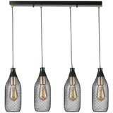 Opviq rio 8714-6 black chandelier Cene