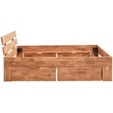 Livetastic postelja s predalom 140 cm x 200 cm , barve hrasta | Shoptok.si