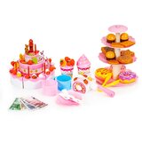 ECO TOYS Komplet za rojstnodnevno torto z dodatki, 125 elementov 3 leta+ | Shoptok.si