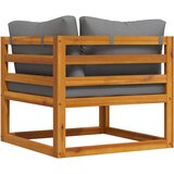 Modularna kutna sofa i tamnosivi jastuci masivno bagremovo drvo | shoptok.hr