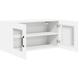  Zidni stakleni ormarić PORTO Visoki sjaj bijela 80 x 31 x 40 cm | Eponuda.ba