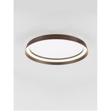 Nova Luce Rjava aluminijasta LED zatemnitvena stropna svetilka Ormi – | Shoptok.si