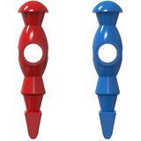  Igralci nogometne mize 22 pcs Modra in rdeča 2,4 x 2,1 x 9,7 cm, (5000120233) | Shoptok.si