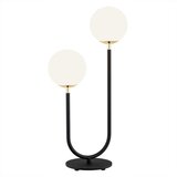  Argon 7072 - Stolna lampa FERRONE 2xE14/7W/230V crna/bela/zlatna | Eponuda.com