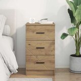 vidaXL Noćni ormar hrast artisan 38 x 38 x 66 cm Konstruirano drvo | shoptok.hr