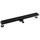 Aquasan podni slivnik premium black glossy 700mm