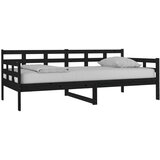  Dnevna postelja črna trdna borovina 90x190 cm, (20727145) | Shoptok.si