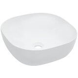vidaXL Umivalnik 42,5x42,5x14,5 cm keramičen bel, (21831931) | Shoptok.si