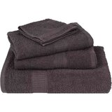 vidaXL 8-dijelni set ručnika antracit 360 gsm 100 % pamuk | shoptok.hr