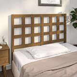  Uzglavlje za krevet boja meda 125 5x4x100 cm masivna borovina | shoptok.hr