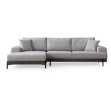 Atelier Del Sofa ugaona garnitura Eti Black Left Grey | ePonuda.com
