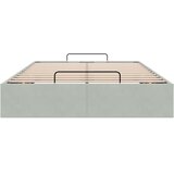 vidaXL Okvir za krevet bez madraca svjetlosivi 120x190 cm baršunasti | shoptok.hr