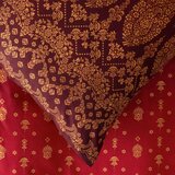 Bassetti POSTELJNINA 140/200 cm saten rdeča | Shoptok.si