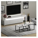 Hanah home Set TV komoda i klub stolić bijeli | Eponuda.ba