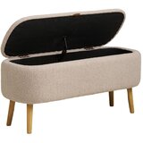 House Nordic Bež klupa od bouclé tkanine Harlow – | shoptok.hr