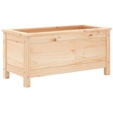  Vrtna sadilica 82,5 x 40 x 39 cm od masivne borovine | shoptok.hr