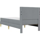  Okvir kreveta s madracem Svijetlo siva 90 x 200 cm tkanina - Svjetlosiva 90 x 200 cm | shoptok.hr