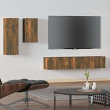  4-dijelni set TV ormarića boja dimljenog hrasta drveni | shoptok.hr