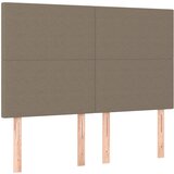 Maison Chic Posteljno vzglavje - Vzglavna omarica 4 kosa taupe 72x5x78/88 cm blago, (22077302) | Shoptok.si