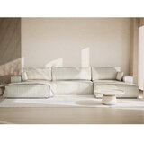 Maison de Rêve Krem sklopiva/s prostorom za odlaganje kutna garnitura od šenila (u obliku slova "U") Kyoto – | shoptok.hr