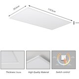  Brilagi - LED plafonsko svetlo SLIMFRAME LED/80W/230V 120x60 cm 3000/4000/6000K belo | Eponuda.com