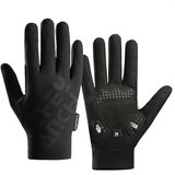 INF Dihljive polno-prstne kolesarske rokavice s 5mm SBR dlanjo Black L, (5000324354) Cene
