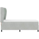  Krevet s opruga kutije Svijetlo siva 200 x 80 cm Baršun | shoptok.hr