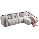 Atelier Del Sofa ugaona garnitura n line right white | Eponuda.com