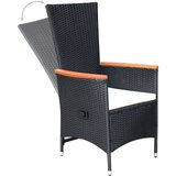  5-dijelni vrtni blagovaonski set crni | shoptok.hr