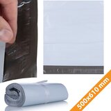 Rosfix Foliopaki Kurirski Beli 500x610 Mm – Močna LDPE Folija, Samolepilni Trak, 100 Kosov | Za Varno Pošiljanje, (5000222770) | Shoptok.si