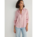 Reserved - Košulja od viskoze - pastelnoružičasto | shoptok.hr