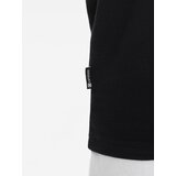Ombre Męska koszulka polo z trójkolorowymi pasami - czarna | shoptok.hr