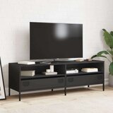vidaXL TV ormarić crni 135x39x43,5 cm hladno valjani čelik | shoptok.hr