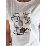 DStreet T-shirt damski z pudlem LUMIFITU biały | Shoptok.si