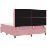  Krevet s opruga kutije Ružičasta 180 x 200 cm Baršun | shoptok.hr