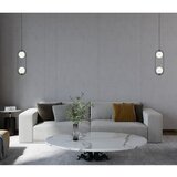  ITALUX PND-3965-2-BK - Luster na sajli LUPUS 2xG9/25W/230V crna | Eponuda.com