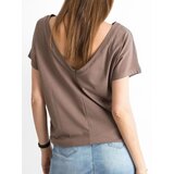 BASIC Feel Good T-shirt-RV-TS-4662.24P-brown | Shoptok.si