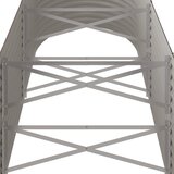  Povišena vrtna gredica od pocinčanog čelika 224x80x68 cm smeđi | Eponuda.com
