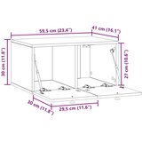 TV Omarica za TV, ki jo lahko montiraš na steno Bela visok sijaj, (5000210298) | Shoptok.si
