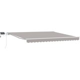  Povlačivi tende Svjetlosiva 400 × 300 cm Tkanina i Aluminij | shoptok.hr