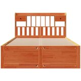  Krevet s regalom za knjige bez madraca 150x200 cm od borovine | shoptok.hr