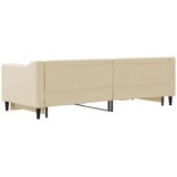  Dnevni krevet na razvlačenje krem 80 x 200 cm od tkanine | shoptok.hr