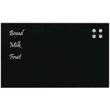 vidaXL Zidna magnetna ploča crna 100x60 cm od kaljenog stakla | shoptok.hr