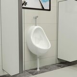 vidaXL Zidni pisoar s ventilom za ispiranje keramički bijeli Cijene