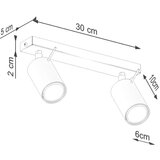  Stropna svetilka RING 2 rdeča ohra, (21626934) | Shoptok.si