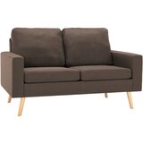 Maison Chic kavč - Sofa - Kanape dvosed rjavo blago, (21726661) | Shoptok.si