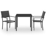  3-dijelni vrtni blagovaonski set čelični | shoptok.hr