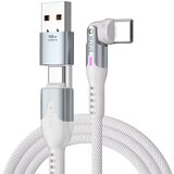 STATIK PowerPivot Pro rotating 2-in-1 USB-C Cable White 2m | shoptok.hr