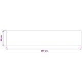  Kuhinjski Tepih kremasti beton 300 x 60 cm 100% poliamid - Kremasti beton 60 x 300 cm | shoptok.hr