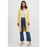 Vila Pletena jopica Ril 14042770 Bež Regular Fit | Shoptok.si